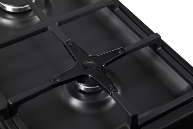 Cooker ARDESTO combined Elegance, 66L, 60x60cm, convection, cast-iron, lamp, LPG conversion set (gas cylinder connection), wire rack system, grey