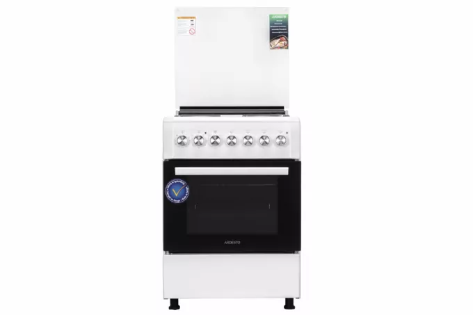 Плита ARDESTO электрическая, 53л, 60×60см, подсветка, белый