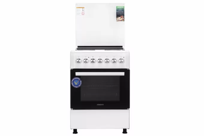 Плита ARDESTO электрическая, 53л, 60×60см, подсветка, белый