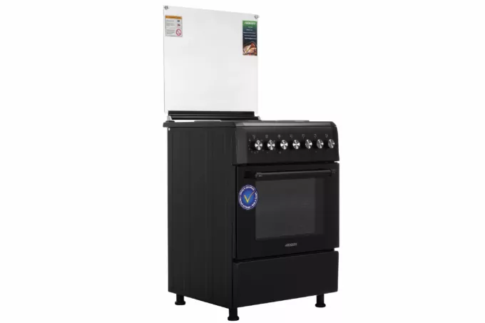 Плита ARDESTO електрична, 53л, 60×60см, конвекція, підсвічування, чорний