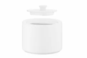 Ardesto Sugar bowl Prato, 7.8х7.8х9cm, 200ml, porcelain, white