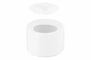 Ardesto Sugar bowl Prato, 7.8х7.8х9cm, 200ml, porcelain, white