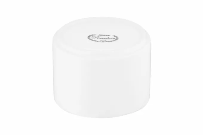 Ardesto Sugar bowl Prato, 7.8х7.8х9cm, 200ml, porcelain, white