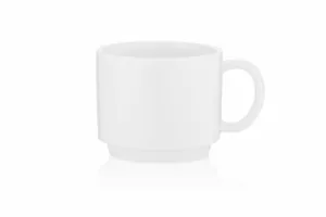 Чашка кавова Ardesto Prato, 100мл, порцеляна, білий