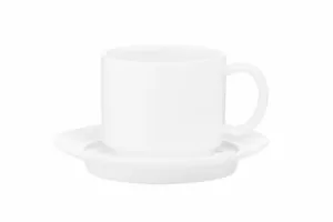 Чашка кавова Ardesto Prato, 100мл, порцеляна, білий