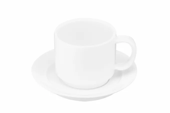 Чашка кавова Ardesto Prato, 100мл, порцеляна, білий