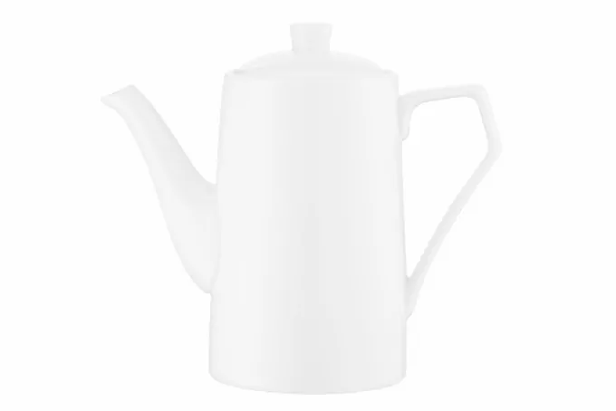 Teapot ARDESTO 870ml, porcelain, white