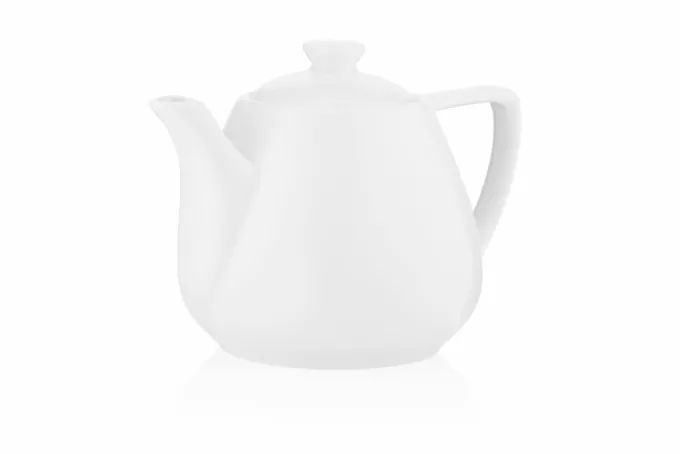 Ardesto Tea pot, 530ml, porcelain, white