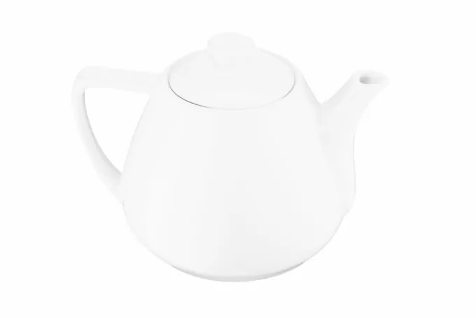 Ardesto Tea pot, 530ml, porcelain, white