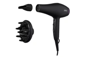 Фен Ardesto Violet PRO HD-Y222PRO, 1850-2200Вт, 2 швидкості, 3темп.режима, дифузор, чорний