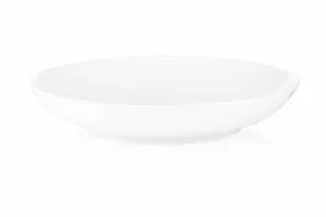 Ardesto Deep plate Imola, 25.5cm, porcelain, white