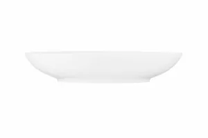 Ardesto Deep plate Imola, 25.5cm, porcelain, white