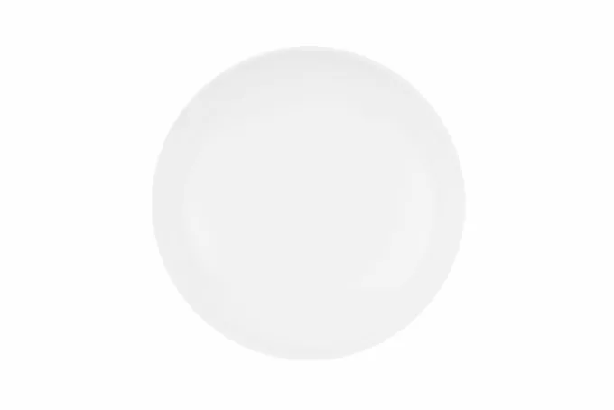 Ardesto Deep plate Imola, 25.5cm, porcelain, white