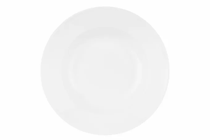 Ardesto Deep plate Prato, 27сm, porcelain, white