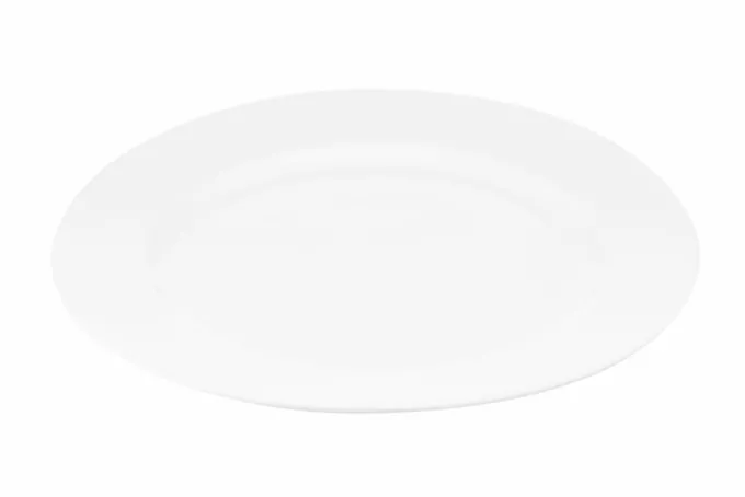 Тарелка обеденная Ardesto Prato, 25см, фарфор, белый