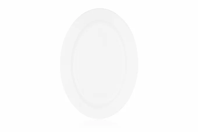 Ardesto Plate Prato, 25х17.5сm, porcelain, oval, white