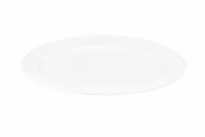 Ardesto Plate Prato, 25х17.5сm, porcelain, oval, white