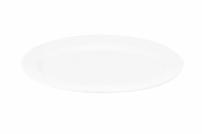 Ardesto Plate Prato, 25х17.5сm, porcelain, oval, white