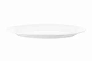 Ardesto Plate Prato, 25х17.5сm, porcelain, oval, white