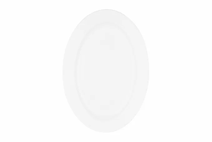 Ardesto Plate Prato, 25х17.5сm, porcelain, oval, white