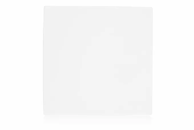 Тарелка обеденная Ardesto, 26х26см, фарфор, квадратная, белый