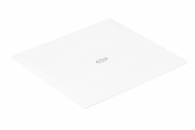 Тарелка обеденная Ardesto, 26х26см, фарфор, квадратная, белый