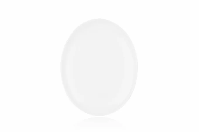 Ardesto Plate, 20.5х16сm, porcelain, oval, white