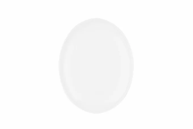 Ardesto Plate, 20.5х16сm, porcelain, oval, white