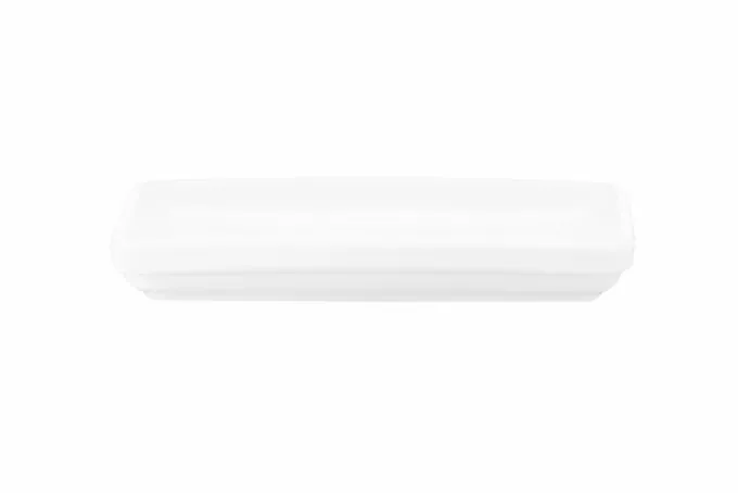Ardesto Plate, 20х14сm, porcelain, rectangular, white