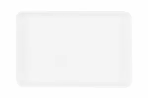Ardesto Plate, 26х17.5сm, porcelain, rectangular, white