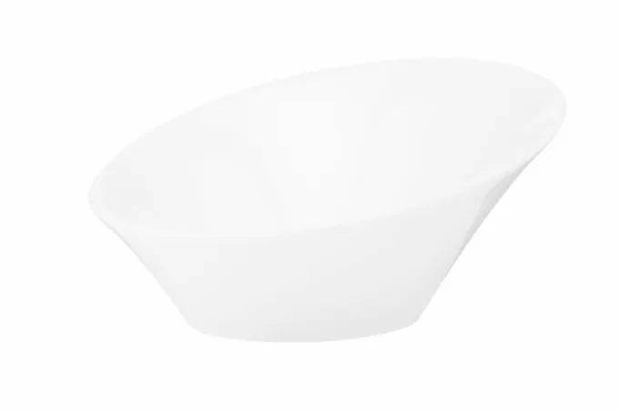 Ardesto Salad bowl, 21 сm, porcelain, white