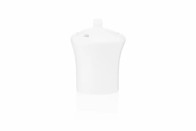 Сахарница Ardesto, 8х8х10.4см, 200мл, фарфор, белый