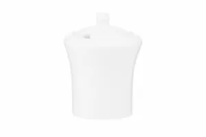 Сахарница Ardesto, 8х8х10.4см, 200мл, фарфор, белый