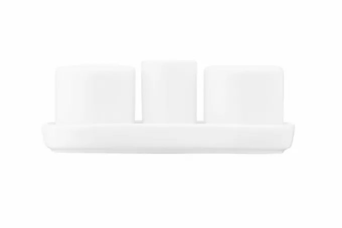 Набір для солі та перцю Ardesto, 4 предмети, порцеляна, білий