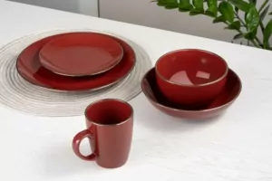 ARDESTO Тарілка супова Bagheria, 20 см, Sangria, кераміка