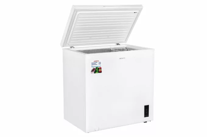 Chest freezer ARDESTO, 198L, A+, ST, display ext, ref mode, white