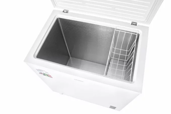 Chest freezer ARDESTO, 198L, A+, ST, display ext, ref mode, white