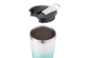 Термостакан для пива з відкривачкою Ardesto Bright City, 470мл, нержавіюча сталь, блакитний