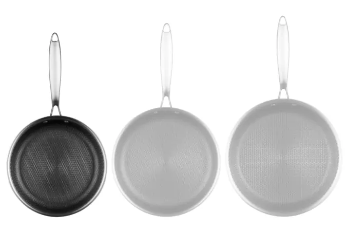 Ardesto Fry pan Black Mars Avior, 24cm, Triply stainless steel