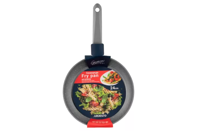 Fry pan ARDESTO Gemini Gourmet Vasto, 24cm, aluminium, gray