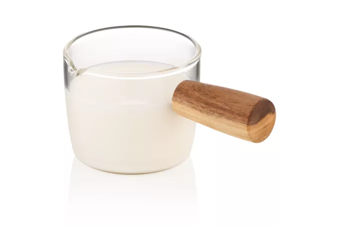 Ardesto Set of capacity for cream and sauce,  100ml, 2 pcs, borosilicate glass, transparent