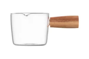 Ardesto Set of capacity for cream and sauce,  100ml, 2 pcs, borosilicate glass, transparent