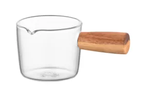 Ardesto Set of capacity for cream and sauce,  100ml, 2 pcs, borosilicate glass, transparent