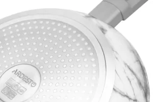 Ardesto Fry pan Gemini Marmo, 24cm, aluminium, gray