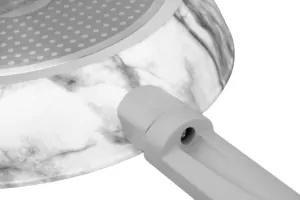 Ardesto Fry pan Gemini Marmo, 24cm, aluminium, gray