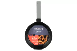 Ardesto Fry pan Gemini Marmo, 24cm, aluminium, gray