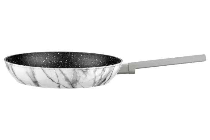 Ardesto Fry pan Gemini Marmo, 26cm, aluminium, gray
