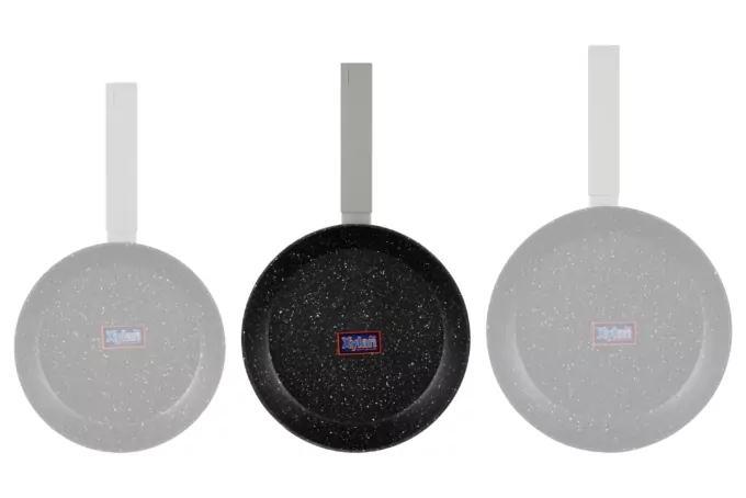 Ardesto Fry pan Gemini Marmo, 26cm, aluminium, gray