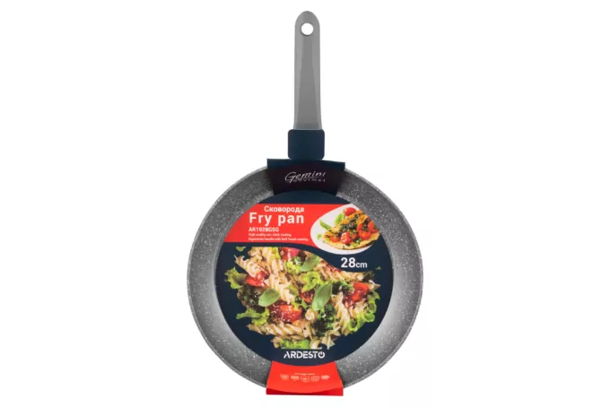 Сковорода Ardesto Gemini Gourmet Vasto, 28см, алюминий, серый