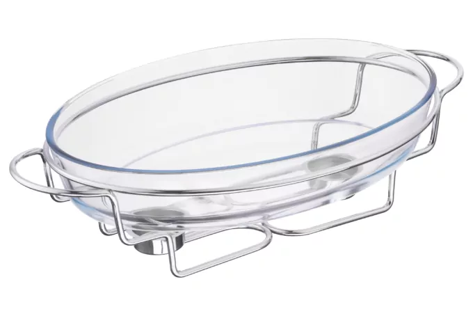 Ardesto Food warmer Black Mars, 3000ml, glass, stainless steel, oval, transparent